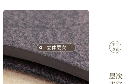 Light luxury back with back-up sofa background wall decoration painting 2025 new landscape painting living room hanging painting senior sense murals