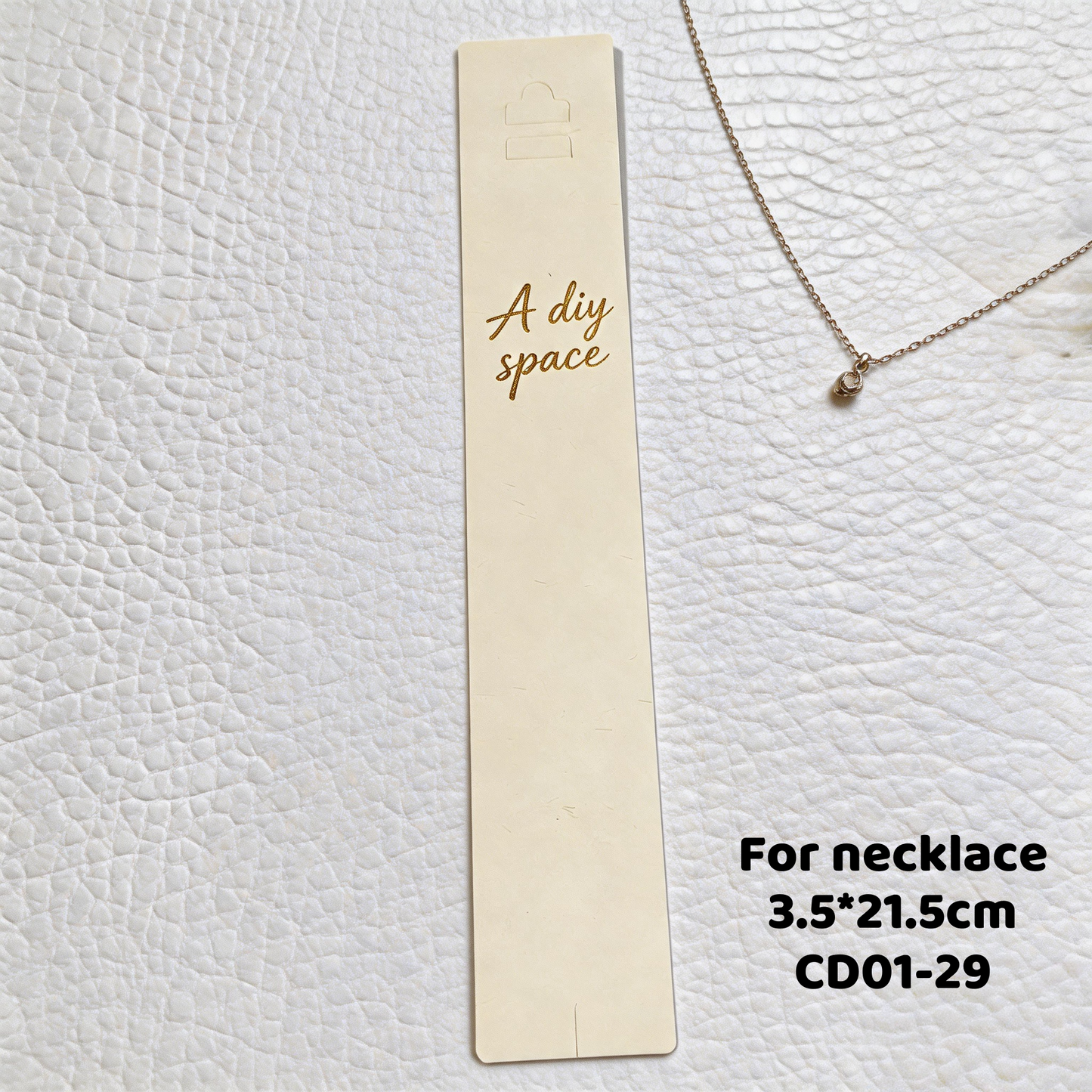 500pcs Eco Matte Jewelry Display Cards, Plant Fiber Paper, Custom Logo Packaging