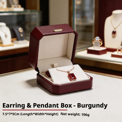 10PCS Jewelry Box for Gifts, Leather Storage Case for Rings Earrings Necklaces pendant bangle