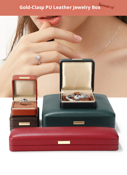 Bulk Jewelry Packaging for Small Business | Faux Leather Exterior