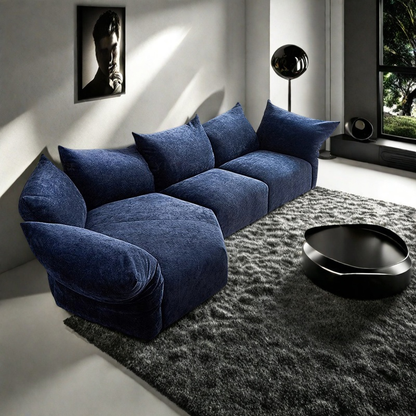 Yiwo flower sofa living room Italian minimalist designer profiled module Motu chenille fabric can be fully disassembled and washed