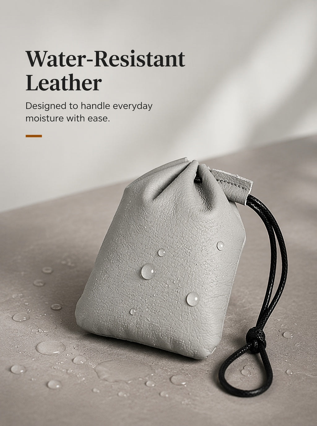 10pcs Top-Grain Leather Jewelry Pouch, Genuine Cowhide Drawstring Bag, Soft Anti-Scratch Storage, Gift Packaging