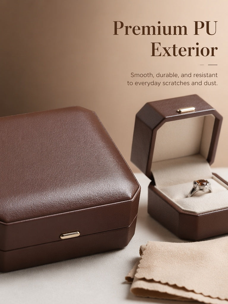 10PCS Jewelry Box for Gifts, Leather Storage Case for Rings Earrings Necklaces pendant bangle