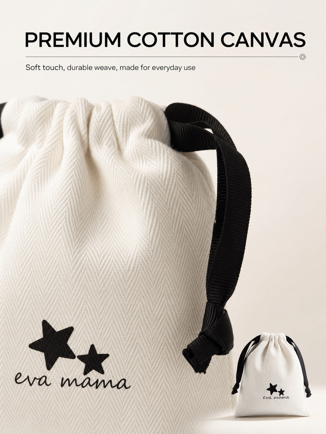 100PCS Custom Cotton Jewelry Pouches, Logo Drawstring Bags, Small Storage (Bulk Available)