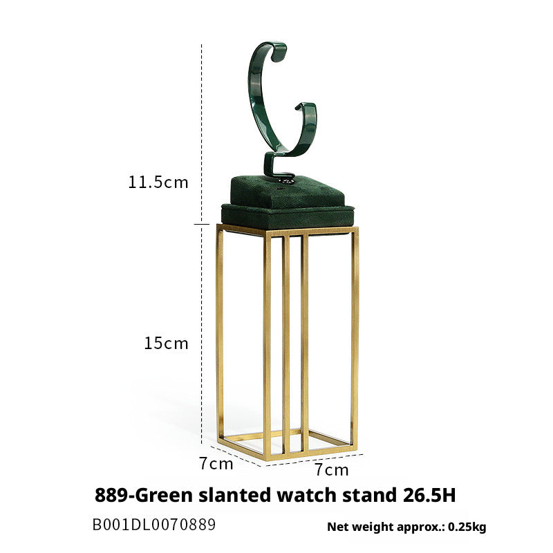 Luxury Metal Watch Stand - Solid Steel Display for Men's Collection