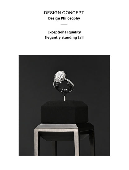 Black Metal Jewelry Display Stand Set with Watch and Necklace Holders