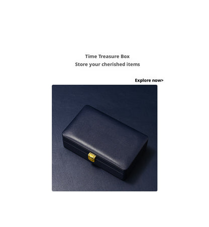 High End Necklace Display Box | Gold & Black Gift Case