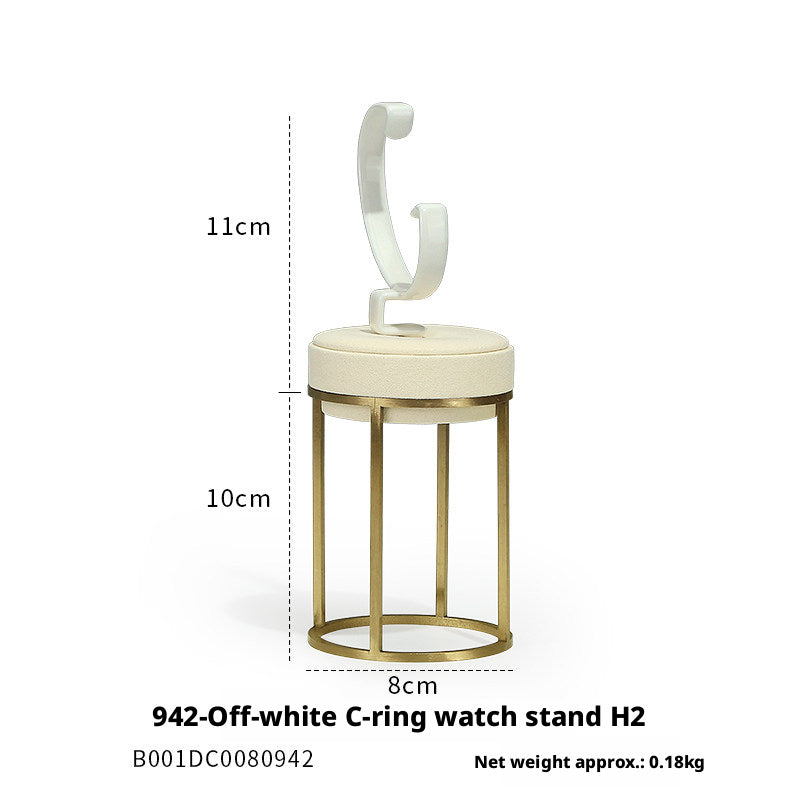 Stainless Steel Watch Display Case - Glass Top Showcase for Retail