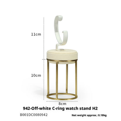 Stainless Steel Watch Display Case - Glass Top Showcase for Retail