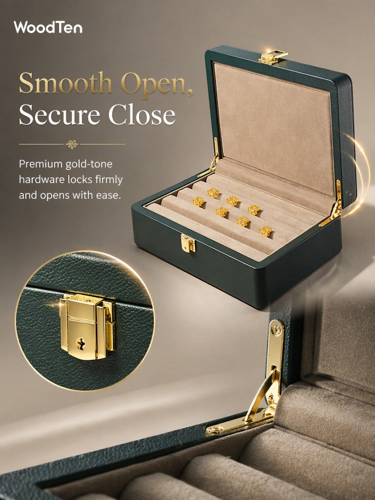 Portable Jewelry Storage Box, Gemstone Organizer for Travel Display