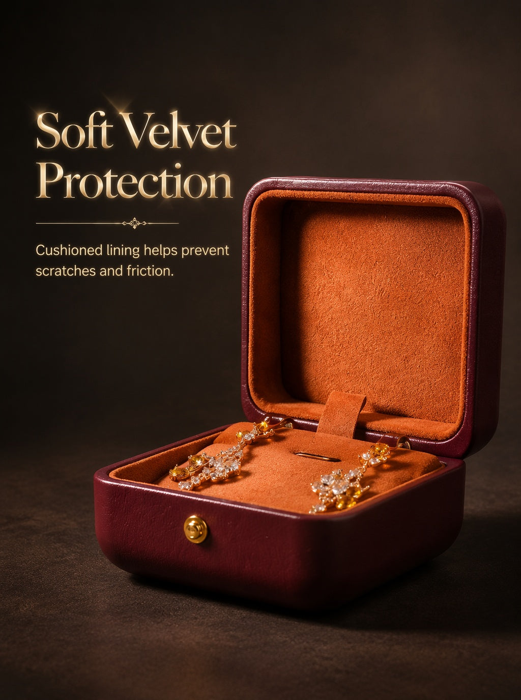 5pcs Luxury PU Leather Jewelry Box, Velvet Lined Gift Case, Elegant Presentation Packaging