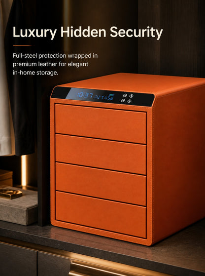 Smart Jewelry Safe Box, App Controlled Electronic Security Case, Multi-Drawer Lockable Storage, Remote Monitor