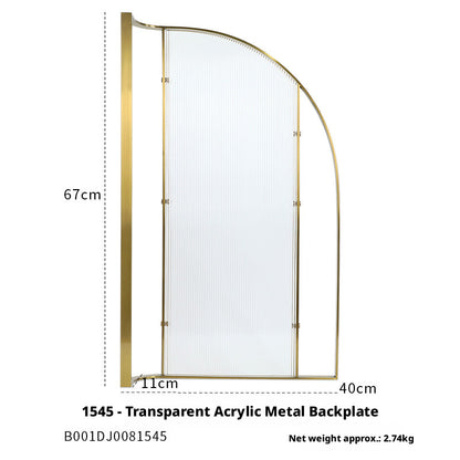 Minimalist Gold Metal Riser - Geometric Display for Shop