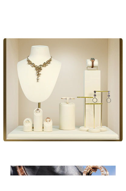 Metal Jewelry Display Set - Adjustable Bracelet Stands