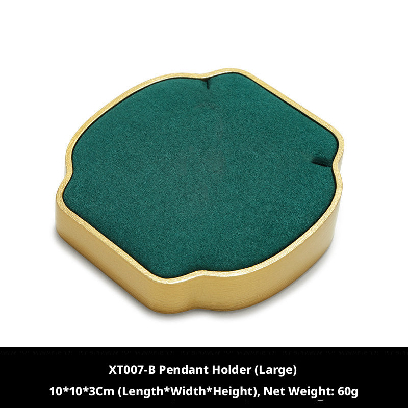 Finger Ring Display Tray - Black Metal Holder for Counter