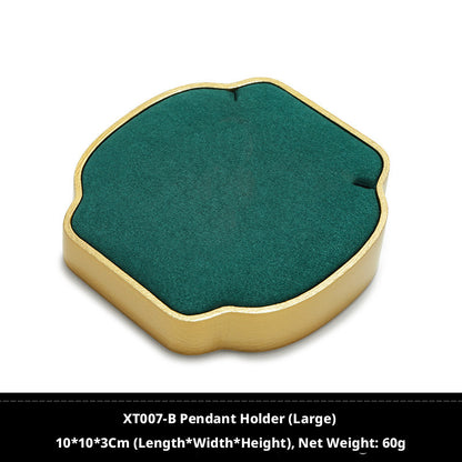 Finger Ring Display Tray - Black Metal Holder for Counter