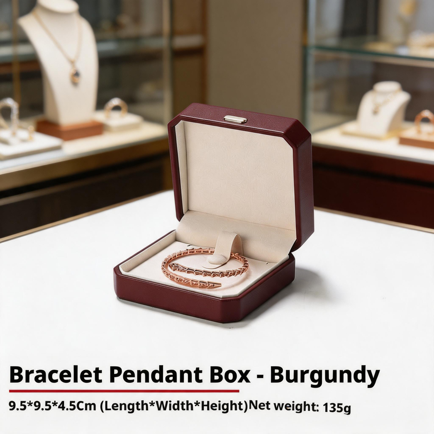 10PCS Jewelry Box for Gifts, Leather Storage Case for Rings Earrings Necklaces pendant bangle