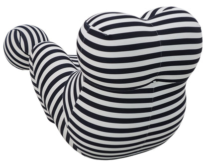 Compress  sofa-YF496-2 BLACK+WHITE