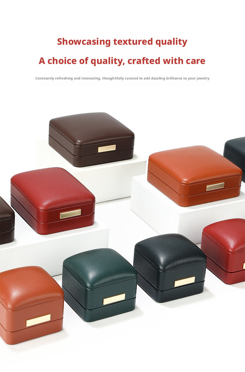 Bulk Jewelry Packaging for Small Business | Faux Leather Exterior