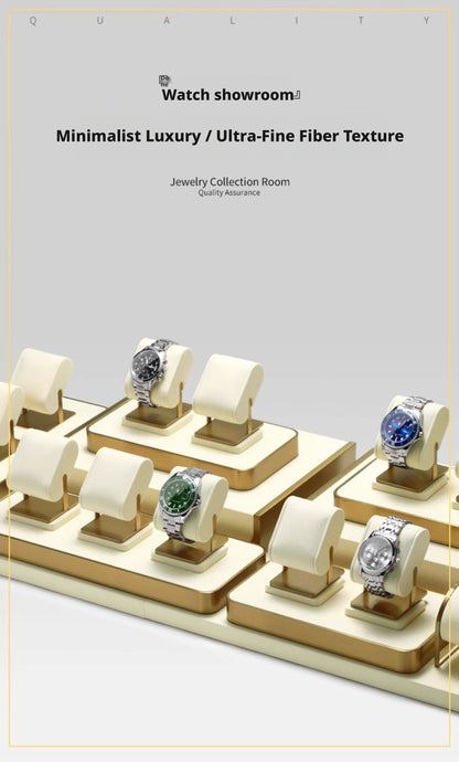 Metal Watch Display Box - 12 Slot Stainless Steel Showcase for Men