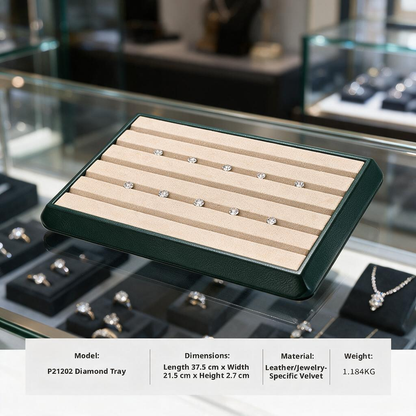 Portable Jewelry Storage Box, Gemstone Organizer for Travel Display