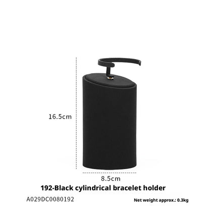 Finger Ring Display Tray - Black Metal Holder for Counter