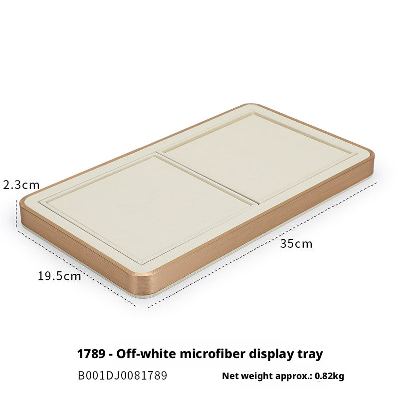 Minimalist Gold Metal Riser - Geometric Display for Shop