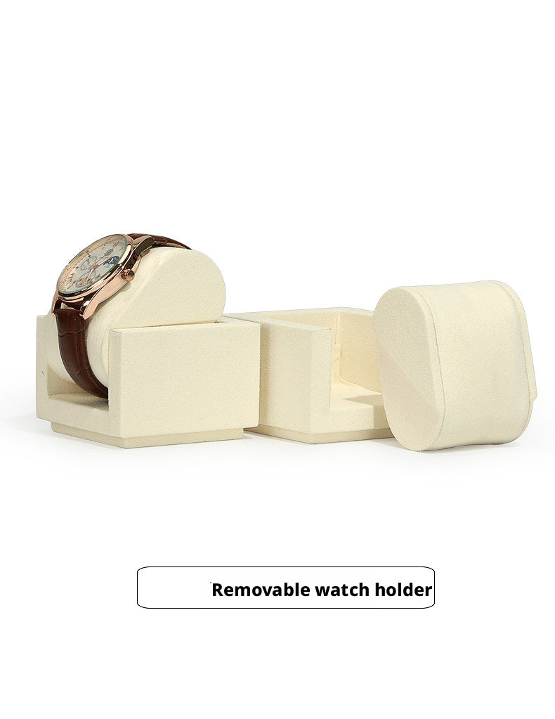 Stainless Steel Watch Display Case - Glass Top Showcase for Retail