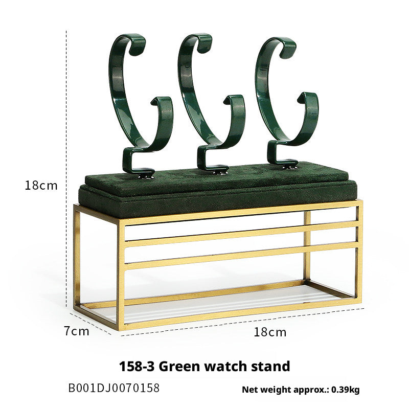 Luxury Metal Watch Stand - Solid Steel Display for Men's Collection