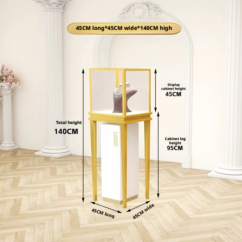 Jewelry Display Tray Velvet Ring Showcase for Retail Store Counter
