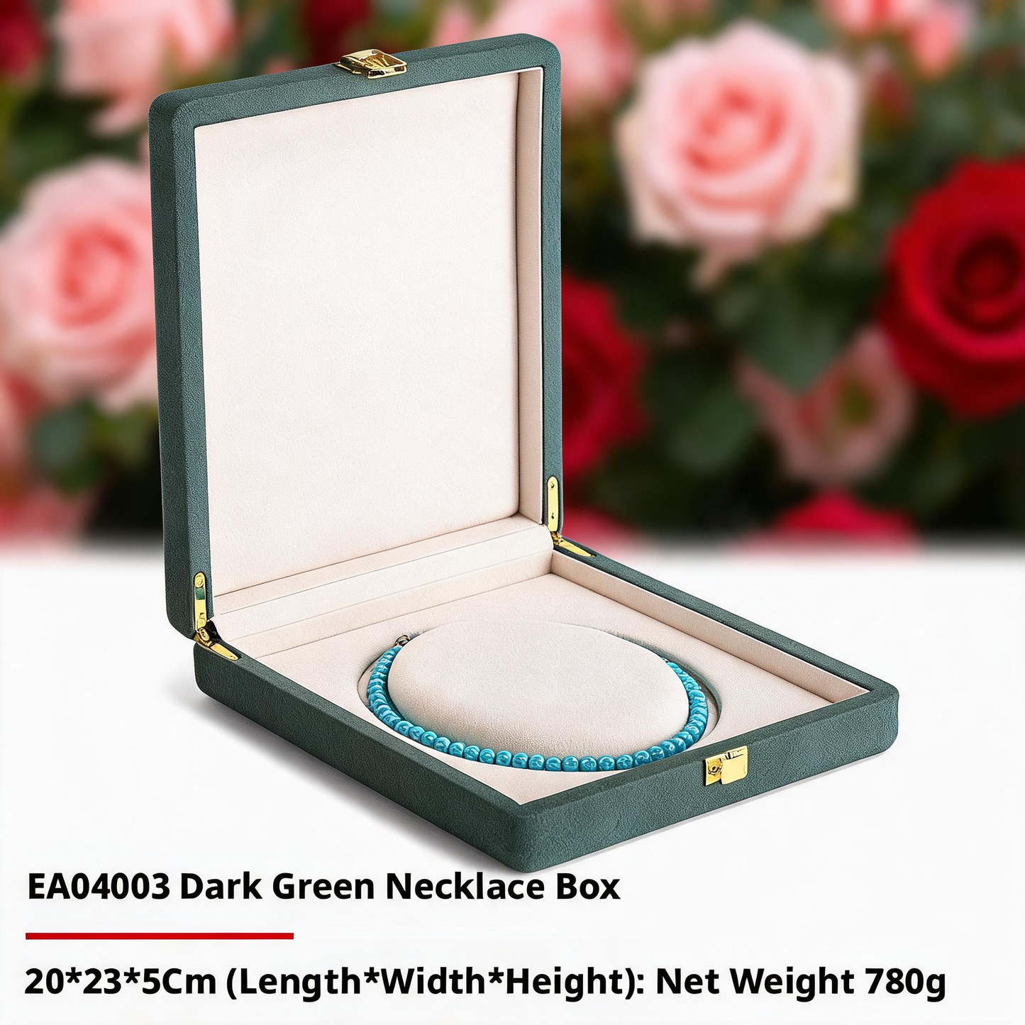 Wooden Double Door Jewelry Box, Large Capacity Storage Organizer for Earrings Bracelets
