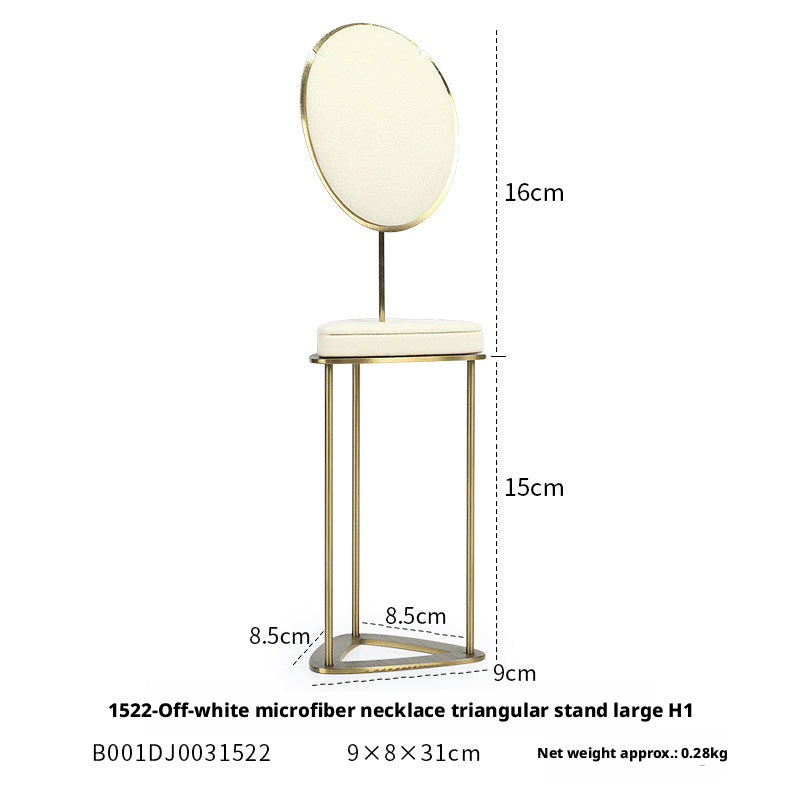 Minimalist Gold Metal Riser - Geometric Display for Shop