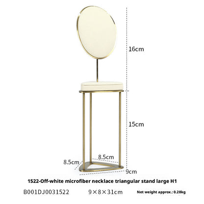 Minimalist Gold Metal Riser - Geometric Display for Shop