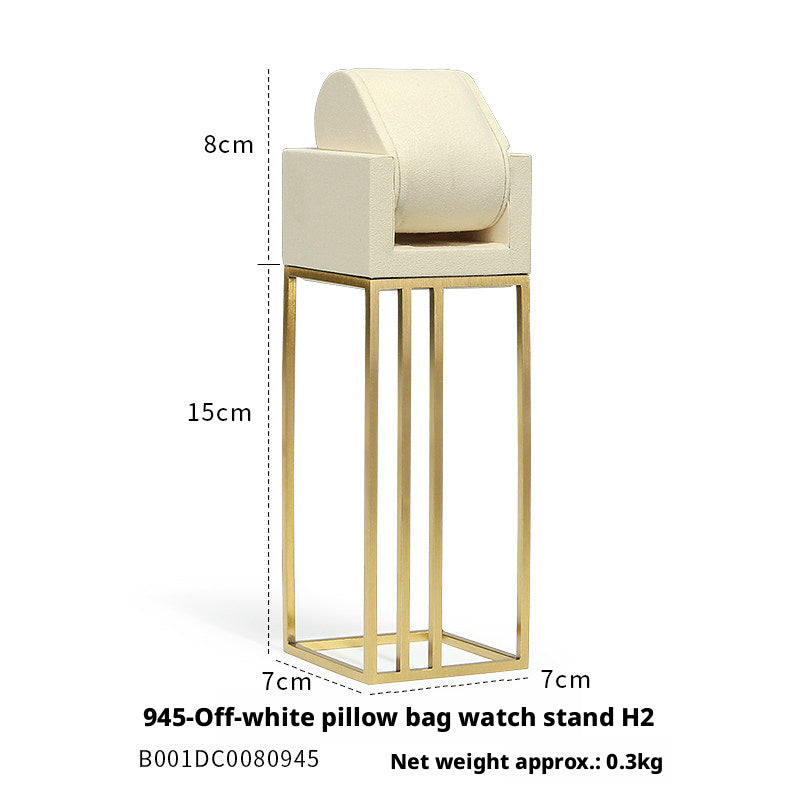 Stainless Steel Watch Display Case - Glass Top Showcase for Retail