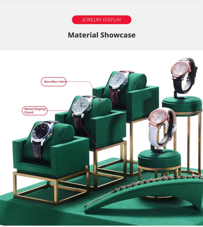 Metal Watch Display Box - 12 Slot Stainless Steel Showcase for Men