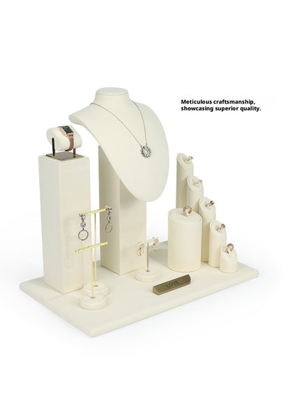 Metal Jewelry Display Set - Adjustable Bracelet Stands