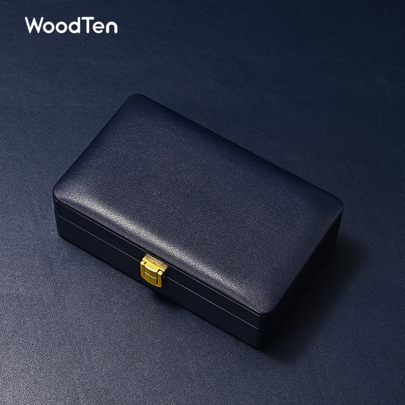 High End Necklace Display Box | Gold & Black Gift Case