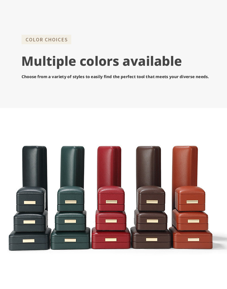 Bulk Jewelry Packaging for Small Business | Faux Leather Exterior