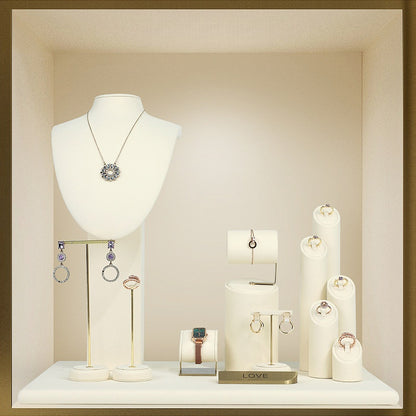 Metal Jewelry Display Set - Adjustable Bracelet Stands