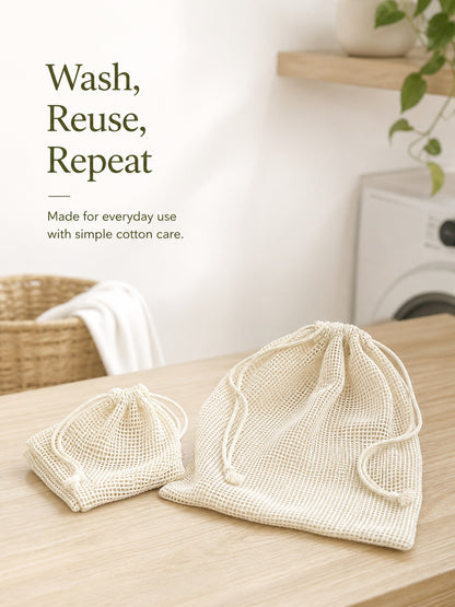 100PCS Cotton Mesh fabric Bags for Jewelry, Personalized Gift Pouch Packaging, Natural Fabric Drawstring Organza