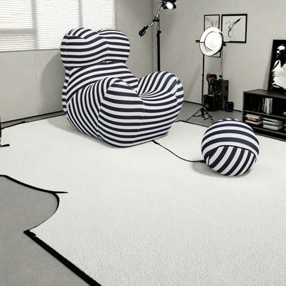 Compress  sofa-YF496-2 BLACK+WHITE