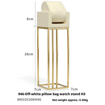 Stainless Steel Watch Display Case - Glass Top Showcase for Retail