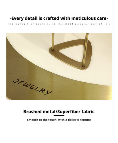 Minimalist Gold Metal Riser - Geometric Display for Shop
