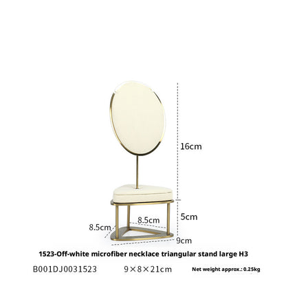 Minimalist Gold Metal Riser - Geometric Display for Shop