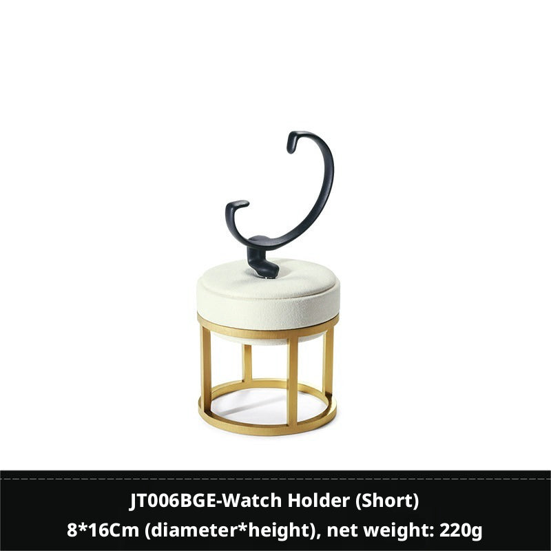 Stainless Steel Watch Display Case - Glass Top Showcase for Retail
