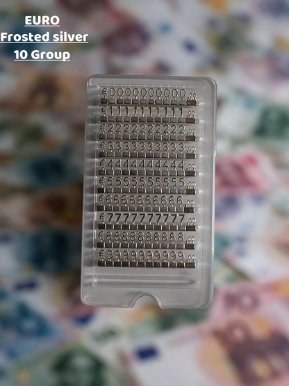 Modular Metal Price Display Numbers, Jewelry Shop Signs (USD, GBP,EURO)