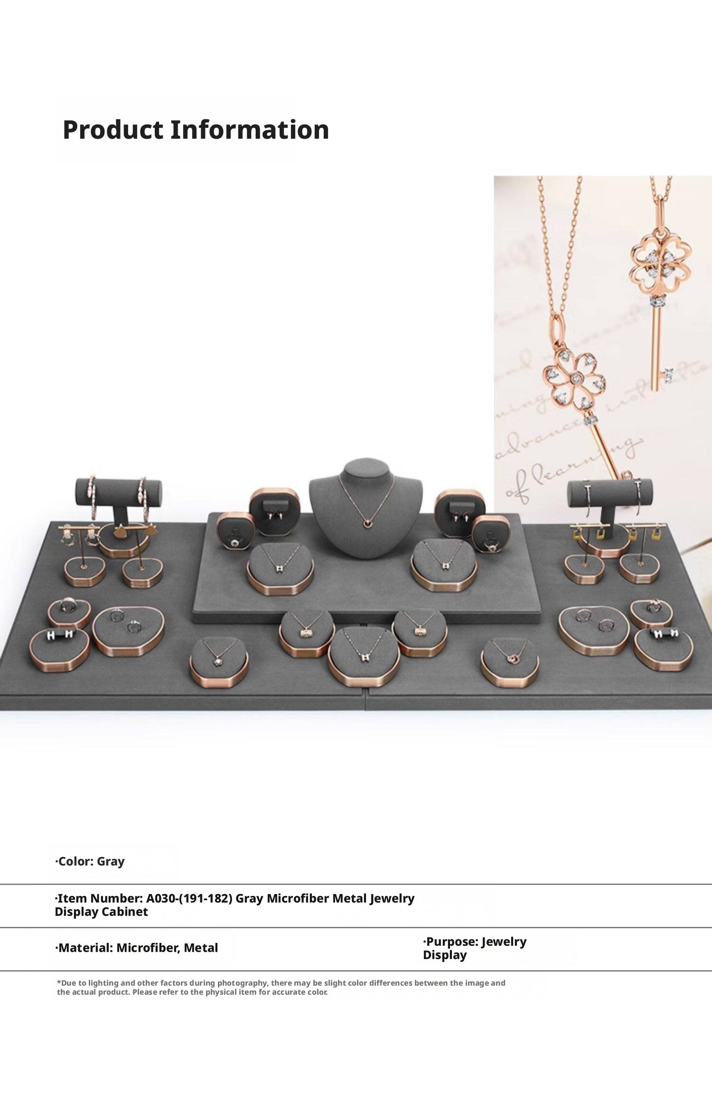 Industrial Metal Necklace Display - Rustic Holder for Booth