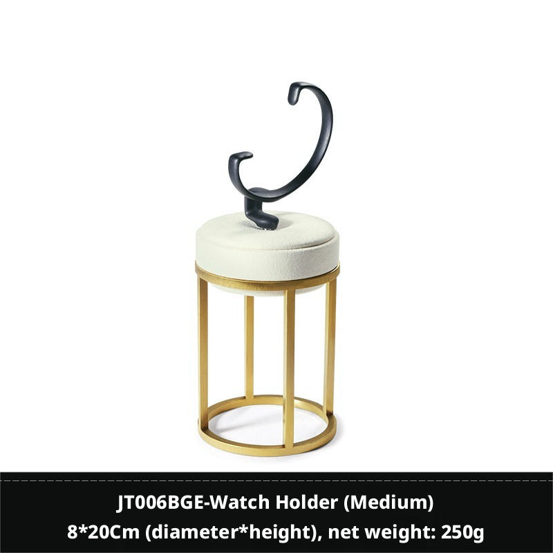 Stainless Steel Watch Display Case - Glass Top Showcase for Retail
