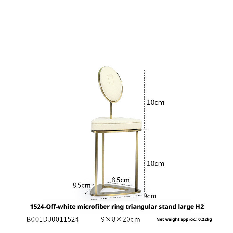 Minimalist Gold Metal Riser - Geometric Display for Shop