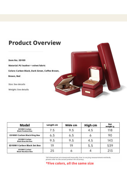 Bulk Jewelry Packaging for Small Business | Faux Leather Exterior